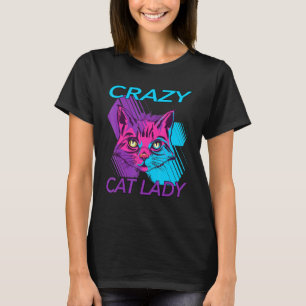 Camiseta Crazy Cat Lady Cat Kitty Mom Kitten