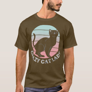 Camiseta Crazy Cat Lady Cat Merch Design1