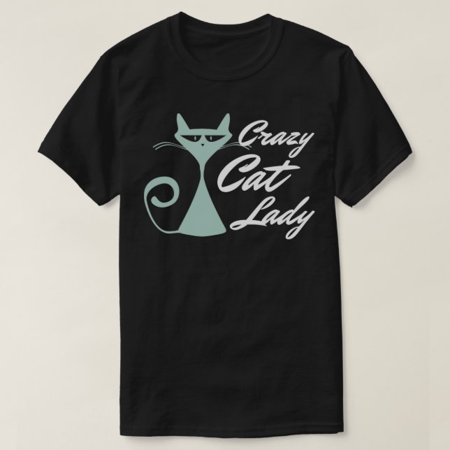 Camiseta Crazy Cat Lady Cat Merch Design2 (Diseño del anverso)