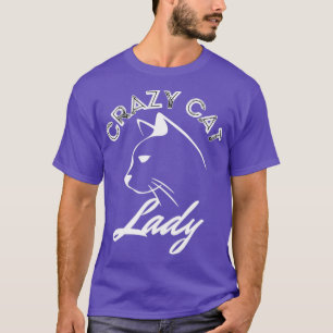 Camiseta Crazy Cat Lady Cat Merch Design4