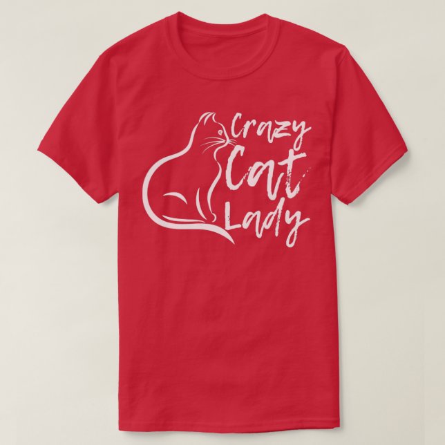 Camiseta Crazy Cat Lady Cat Merch Design7 (Diseño del anverso)