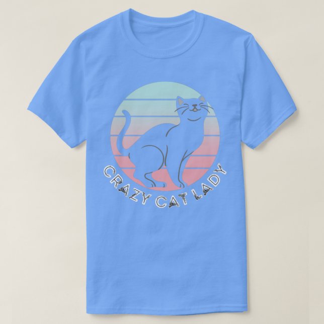 Camiseta Crazy Cat Lady Cat Merch Design9 (Diseño del anverso)