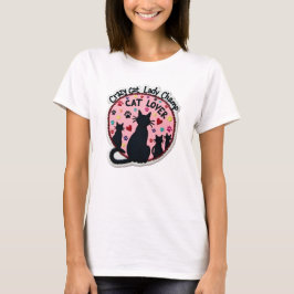 Camiseta Crazy Cat Lady Champ