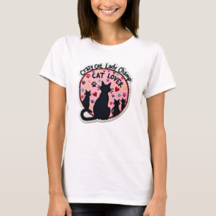 Camiseta Crazy Cat Lady Champ