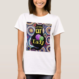 Camiseta Crazy Cat Lady Shirt