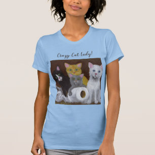 Camiseta Crazy Cat Lady T-Shirt