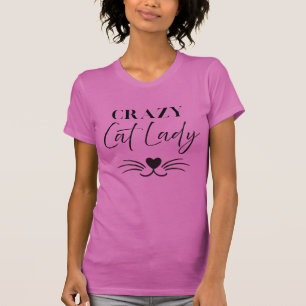 Camiseta Crazy Cat Lady T-Shirt