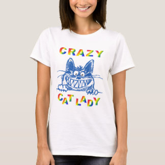 Camiseta Crazy Cat Lady T-Shirt