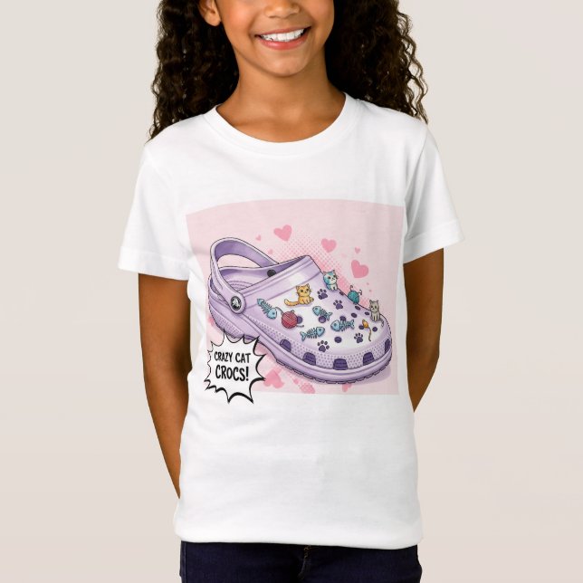 Camiseta  Crazy Cats, by Natasha Us   (Anverso)