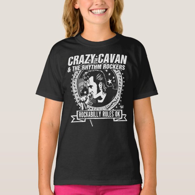 Camiseta crazy cavan &amp; the rhythm rockers Essential T-S (Anverso)