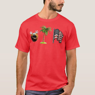 Camiseta Crazy Coconut Meme Funny USA Palm Tree Meme