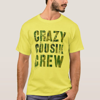 Camiseta CRAZY COUSIN CREW Camo Funny Mawmaw Pawpaw Reeduca