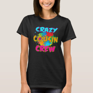Camiseta Crazy Cousin Crew Mating Group Family Crew Reuni