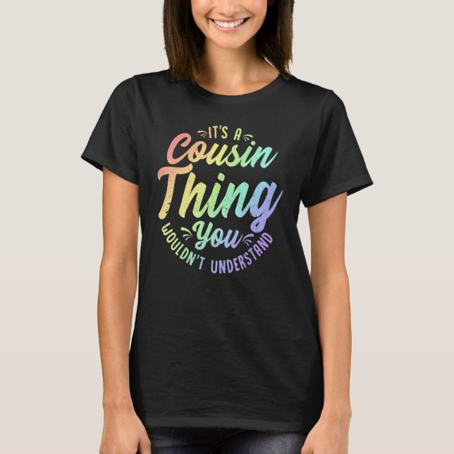 Camiseta Crazy Cousin Thing Mateo Grupo Equipo familiar Reu (Anverso)