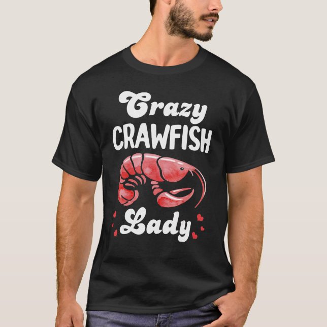 Camiseta Crazy Crawfish Lady Crayfish (Anverso)