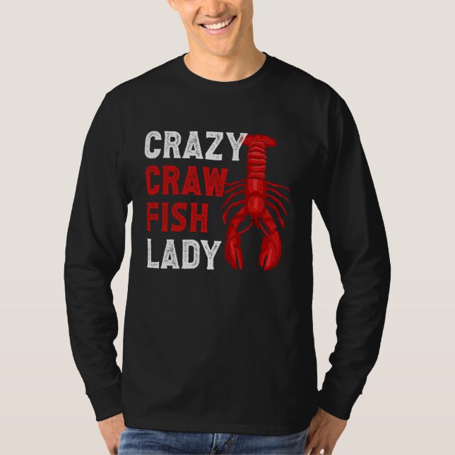 Camiseta Crazy Crawfish Lady Crayfish (Anverso)