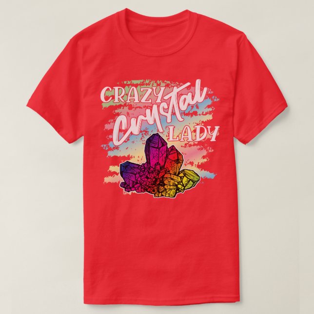 Camiseta Crazy Crystal Lady 1 (Diseño del anverso)