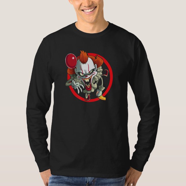 Camiseta Crazy Dancing Horror Clown (Anverso)
