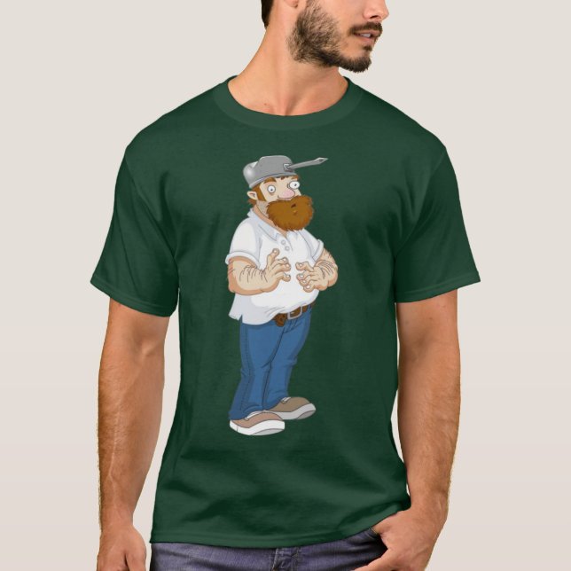 Camiseta Crazy Dave Plantas vs Zombies divertido (Anverso)