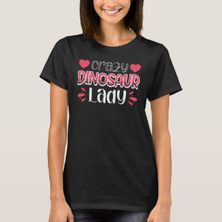 Camiseta Crazy Dinosaur Lady