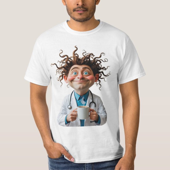 Camiseta Crazy Doctor Coffee Lover Tee (Anverso)