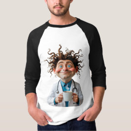 Camiseta Crazy Doctor Coffee Sweatshirt