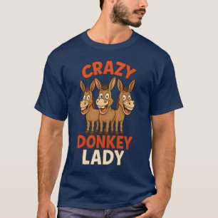 CAMISETA CRAZY DONKEY LADY