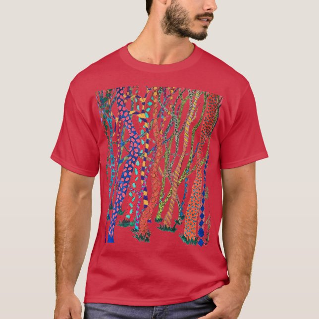 Camiseta Crazy Forest Watercolor Birday Parent (Anverso)