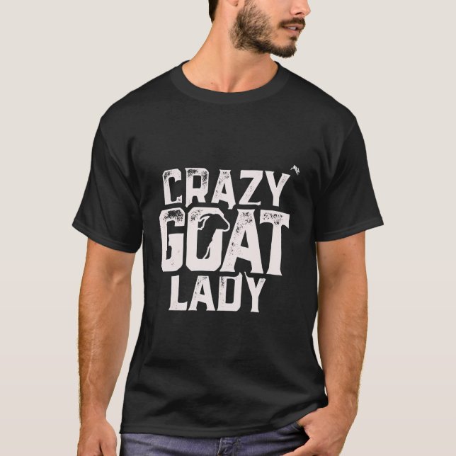 Camiseta Crazy Goat Lady Hoodie (Anverso)