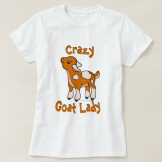 Camiseta CRAZY GOAT LADY | por TotallyGoatally™