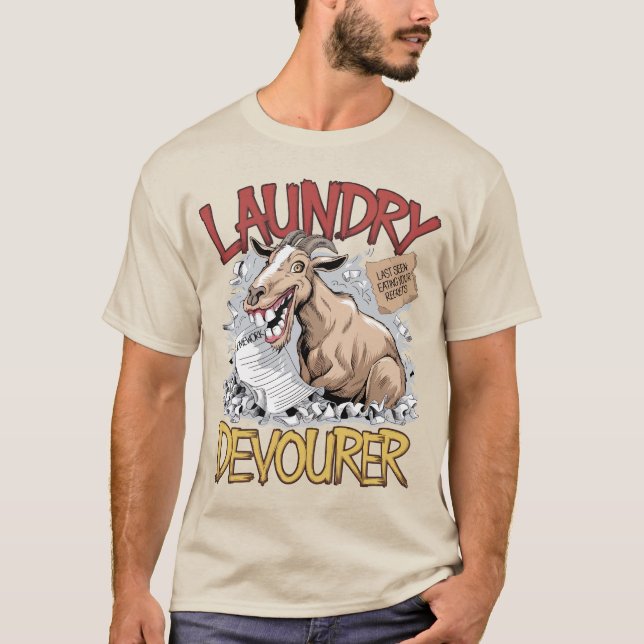 Camiseta Crazy Goat - Lavadora Devourer (Anverso)