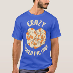 Camiseta Crazy Guinea Pig Lady Premium 