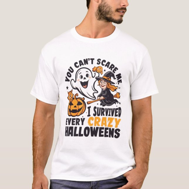 Camiseta Crazy Halloween  (Anverso)