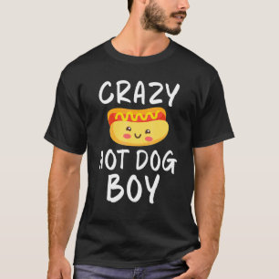 Camiseta Crazy Hot Dog Boy Hot Dog