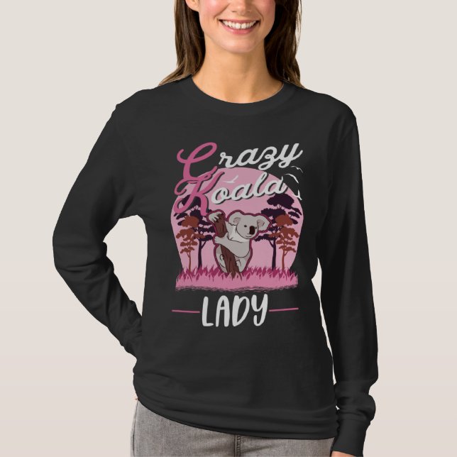 Camiseta Crazy Koala lady Koala Girl (Anverso)