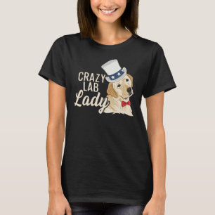 Camiseta Crazy Lab Lady Cita Para Una Amarilla De Laborator