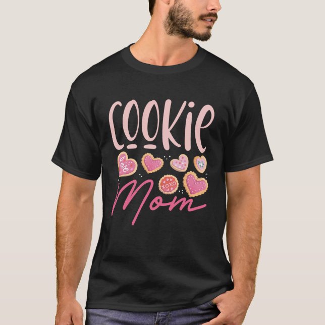 Camiseta Crazy Mom Baking Mama Baker Chef Dessert Mothers D (Anverso)