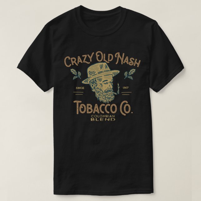 Camiseta Crazy Old Nash tocacco co. (Diseño del anverso)