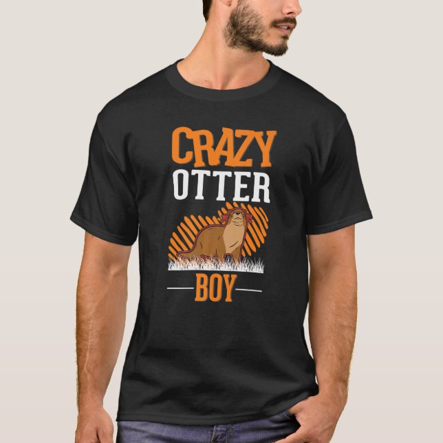Camiseta Crazy Otter Boy Sea Otter   (Anverso)