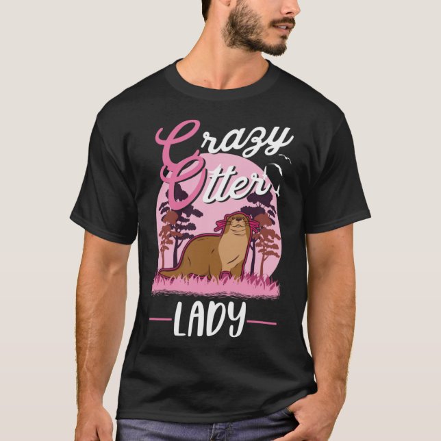 Camiseta Crazy Otter lady Otter Chica (Anverso)