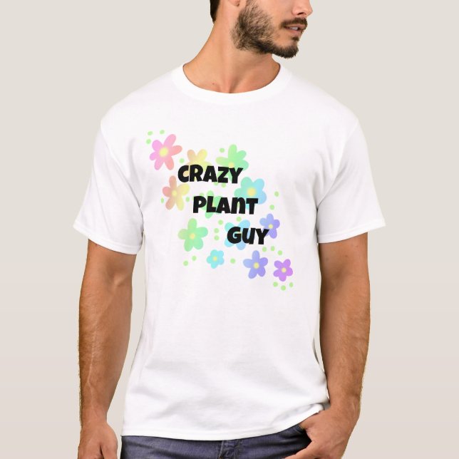 Camiseta Crazy Plant Guy Rainbow T-Shirt (Anverso)