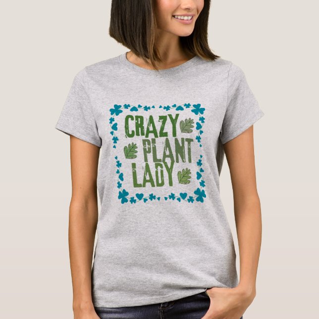 Camiseta Crazy Plant Lady (Anverso)