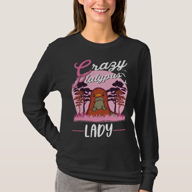Camiseta Crazy Platypus lady Platypus Girl (Anverso)