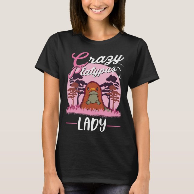 Camiseta Crazy Platypus lady Platypus Girl (Anverso)