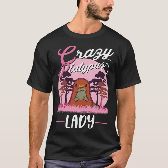 Camiseta Crazy Platypus lady Platypus Girl (Anverso)