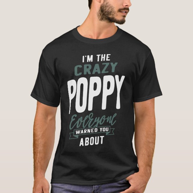 Camiseta Crazy Poppy (Anverso)