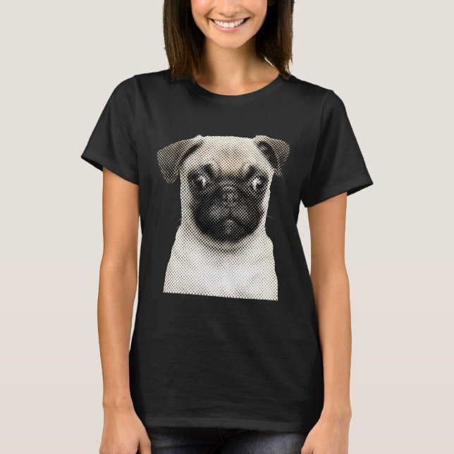Camiseta CRAZY PUG Classic T-Shirt 772 (Anverso)