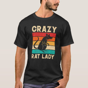 Camiseta Crazy Rat Lady Houserat Rat