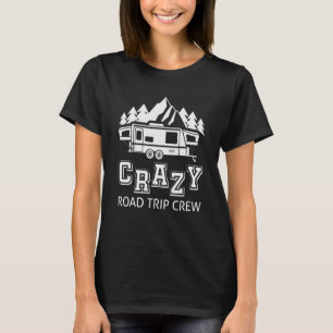 Camiseta Crazy Road Trip Crew Mi Viaje Viaje Viaje Viajero