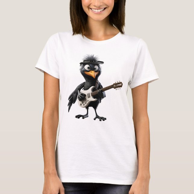 Camiseta Crazy Rocker Bird (Anverso)